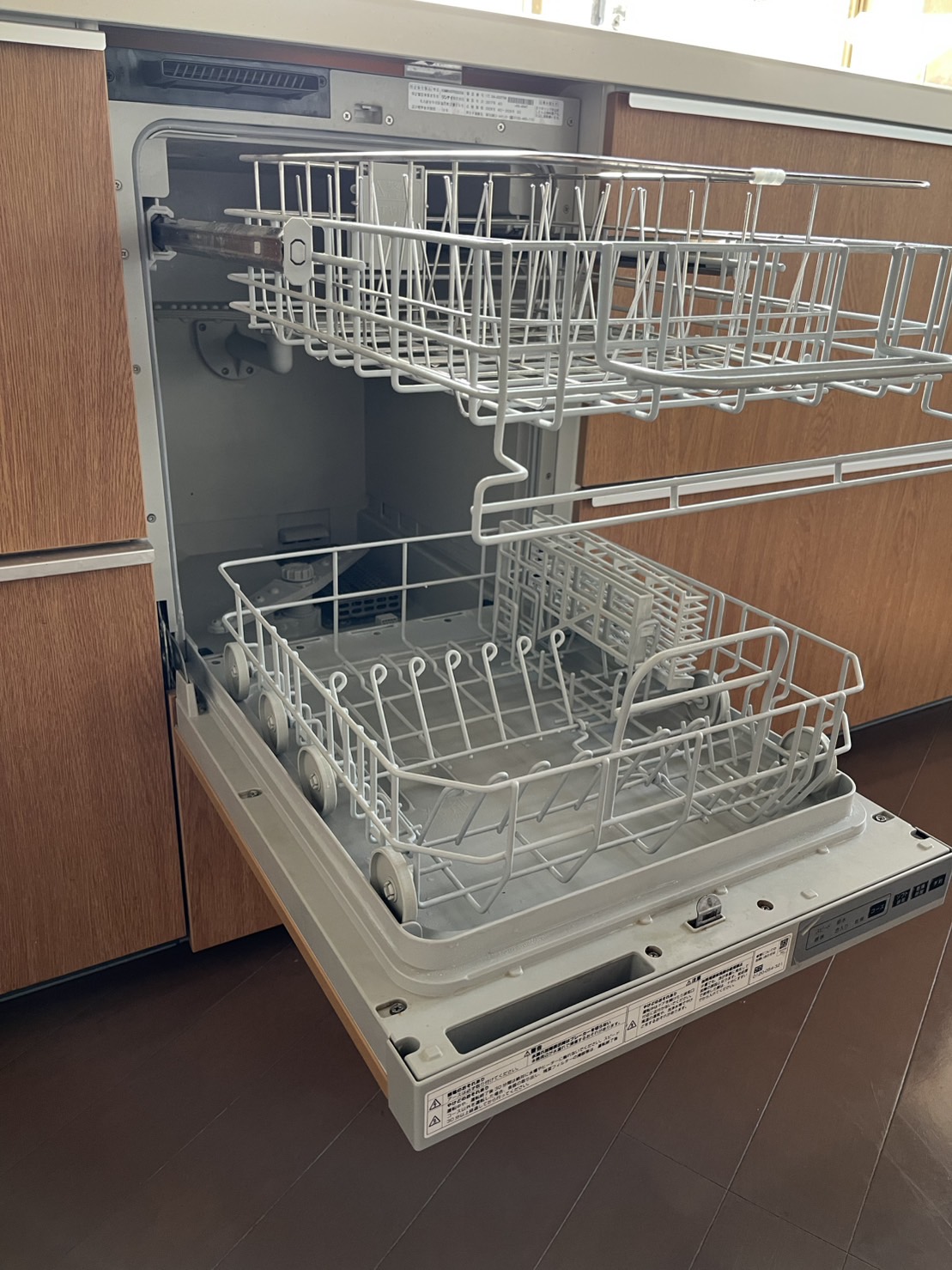 食洗器の内部
