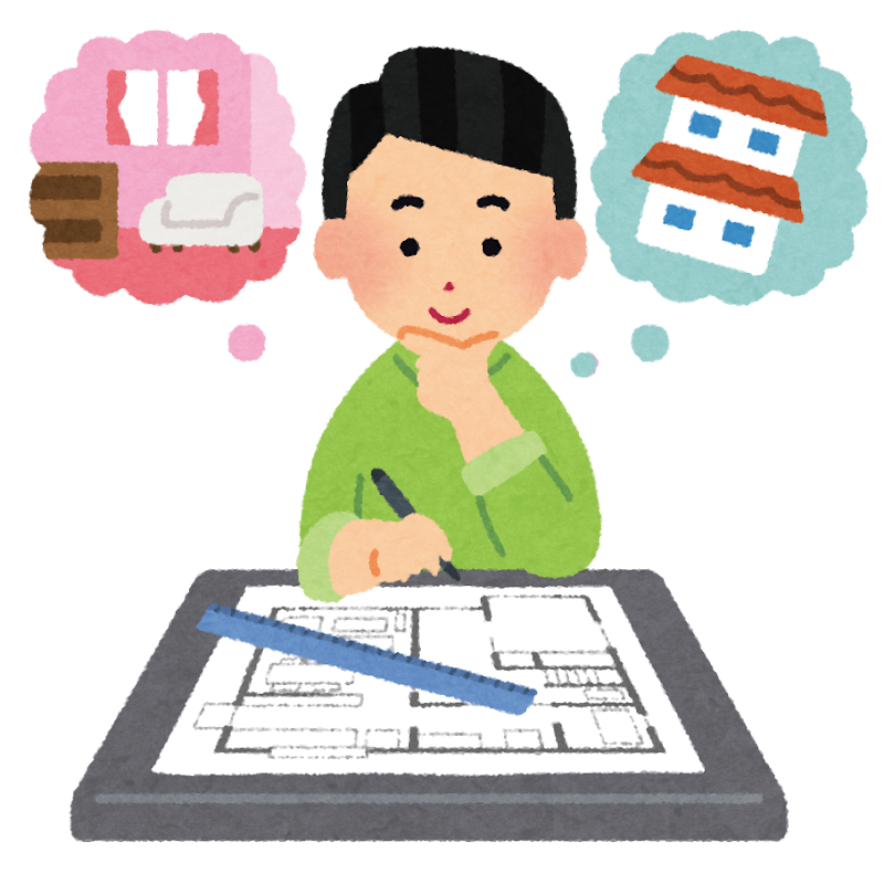 設計士のイラスト